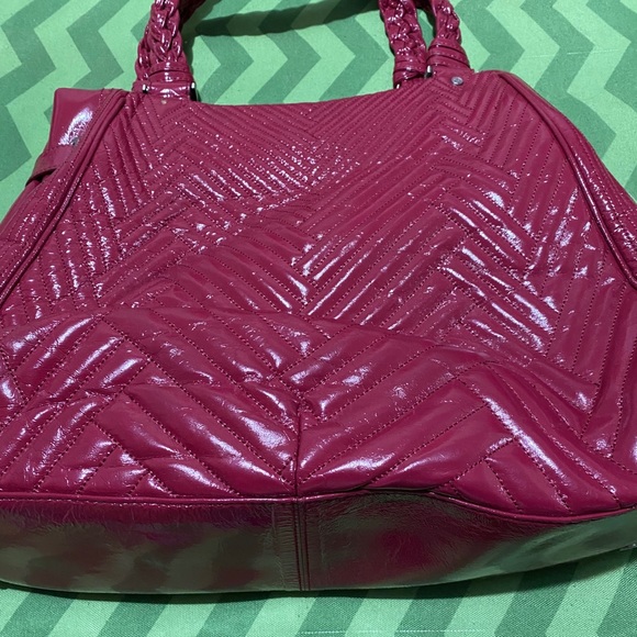 Cole Haan Coated Patent Leather Sugar Berry Tote - Picture 14 of 16